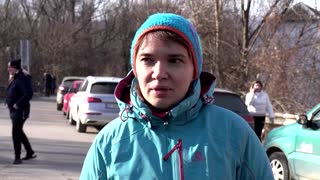 'We are really scared': Ukrainians flee war at home