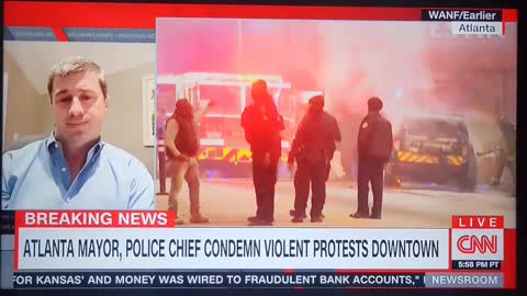 CNN Insists Burning Cars & Destroying Property is not Violence