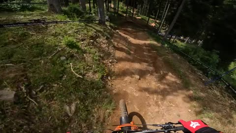 Dusty & Loose in Lenzerheide _ Downhill Course Preview w_ Laurie Greenland