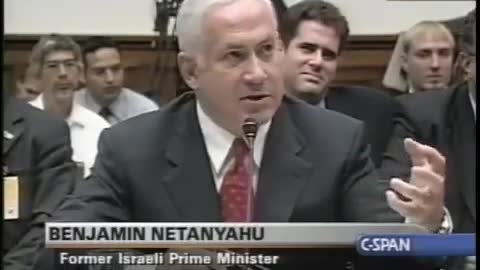 Benjamin Netanyahu in 2002 on explaining to the CIA how to do regime change in Iran