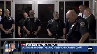 Trump enters courtroom to be arraigned on criminal charges