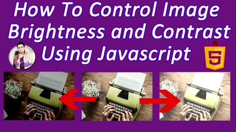 How to Control Image Brightness and Contrast Function javascript |image edit-color control | Mr Tech