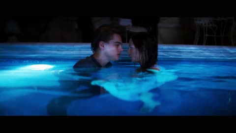 Romeo And Juliet 1996 Leonardo DiCaprio Claire Danes Pool scene 4k v2