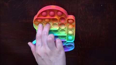 Satisfying video Among US pop it DIY toys