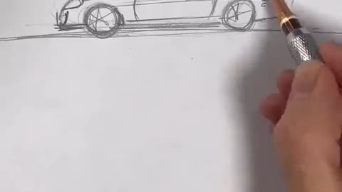 Drawing a Toyota Supra