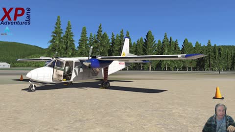 X-Plane Adventures: Mission Gen FLT (F) KWJF (T) 73CA Featuring BN-2T Turbine Islander