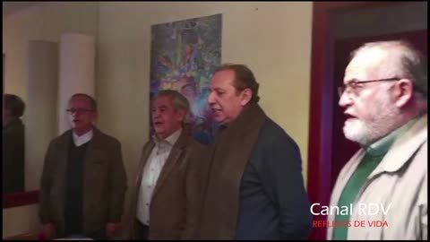 Canción Nacional interpretada por socios de la ONG Apoyamos a FF.AA. y de Orden de Chile Post 18.10