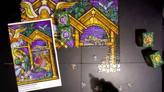 Stained Glass Nativity Jigsaw Day 5 - Just Rest Your Eyes (JRYE#495)