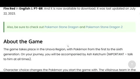 New Pokemon GBA ROM Stone Dragon 3 with New Region New Story and Complete