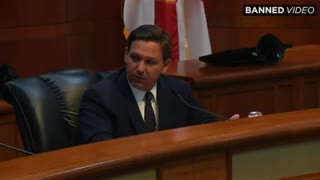 See The CENSORED Gov. Ron DeSantis Public Health Roundtable Discussion In Tallahassee