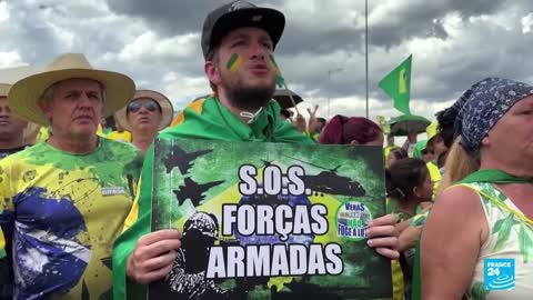 Las protestas bolsonaristas en Brasil continúan, aunque ahora con menor intensidad • FRANCE 24