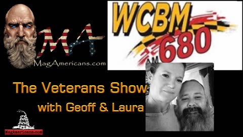 Mags on WCBM "The Veteran Show" With Geoff and Laura