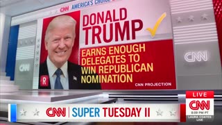 CNN announces that Donald Trump has won the GOP Nomination