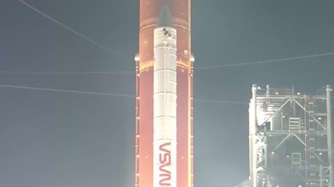 NASA's Artemis I Latest Rocket Launch from Launch Pad 39B Perimeter