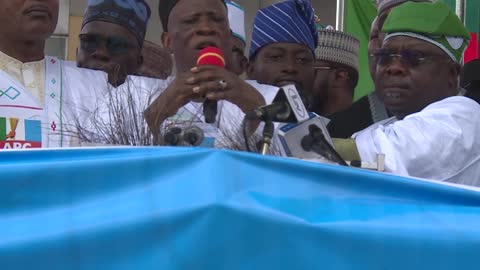 APC RALLY LARGE TURNOUT AS TINUBU, SANWO-OLU CAMPAIGN IN LAGOS