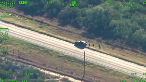 VIDEO FROM A TXDPS HELICOPTER SHOWS HOW ILLEGAL IMMIGRANT “GOTAWAYS” ATTEMPT TO GET DEEPER INTO...