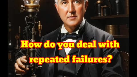 How do you deal with repeated Failure? Wisdom by #ThomasEdison