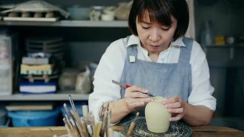 Japanese Art & Craft 13 _ Pottery Soryugama