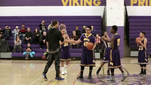 Steph Curry Plays HORSE with Unsuspecting High Schoolers _ GQ Sports