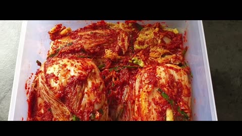 Food!! How to make Korean food Kimchi Easy and Fast