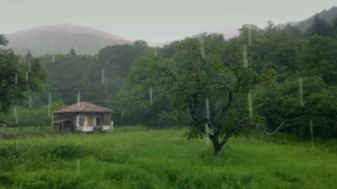 Village rain ( cool nature )