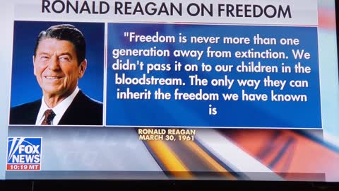 Ronald Reagan on Freedom 1961 speech