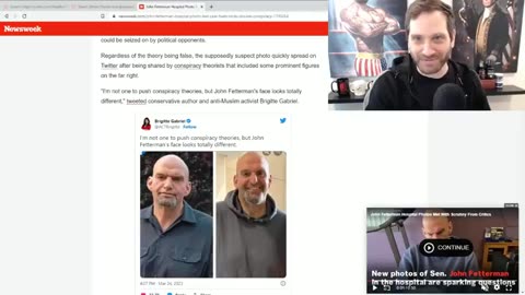 MSM FACT CHECKS FETTERMAN "BODY DOUBLE" CONSPIRACY - HE'S PROBABLY DEAD