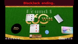 360Win Demo Blackjack hands