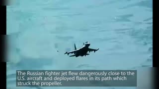 Russian fighter jet damages US drone with flares over Syria, USAF reports