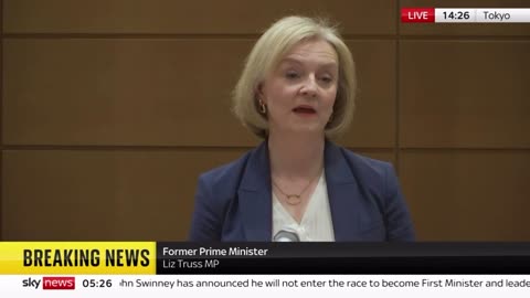Former UK Prime Minister, Liz Truss, warns that authoritarian regimes are trying to create a “new global world order”