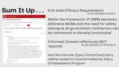 RW 7/8.) EUA Removal of Informed Consent