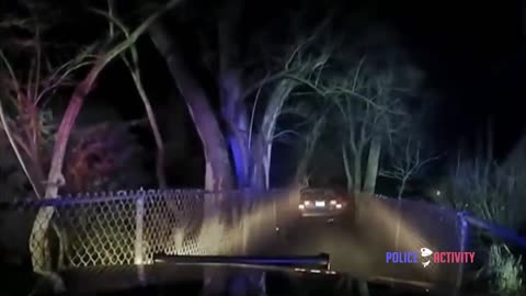 Dashcam Shows Cop Get Stuck Chasing Suspect On Bike Path