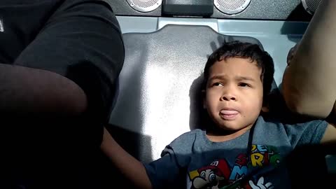 Toddler's Priceless Reaction To First Disneyland Ride