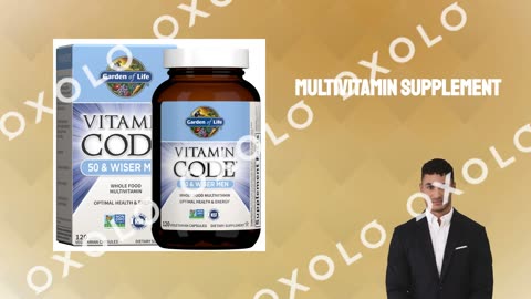 Garden of Life Multivitamin for Men, Vitamin Code 50 & Wiser Men's Raw Whole Food Vitamin