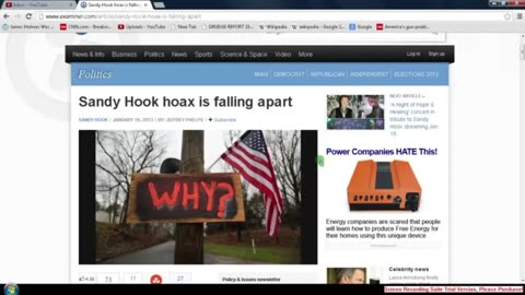 'Sandy Hook - Billionaire Thinks "Hoax Is Falling Apart"' - 2013