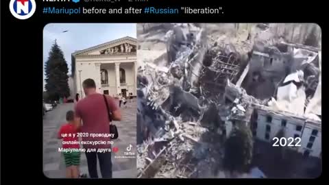 Mariupol "liberation" by Russia - russian terrorism and civilian targets destroyed