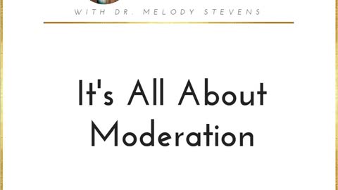 Healthy Christian Women Podcast (Season 2) Episode 8-It's All About Moderation