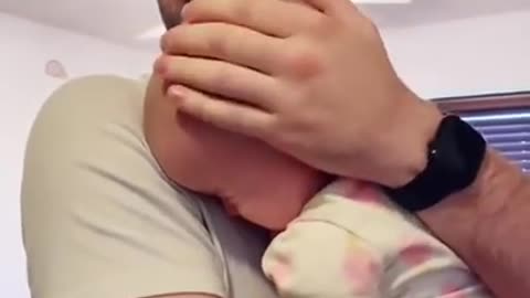 Cute Baby with Dad Short Video