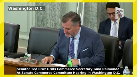 Sen. Ted Cruz Grills Commerce Sec. Gina Raimondo At Senate Commerce Hearing in Washington D.C.