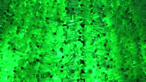 ‘Evergreen’ Is Made of 110,000 Old Plastic Bottles