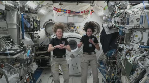 Expedition 70 Space Station Crew Talks with 2023 ASCEND CO....