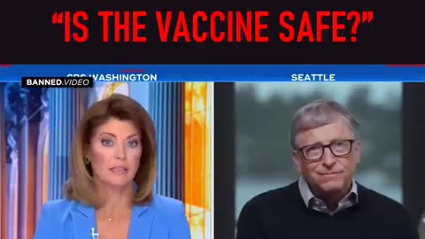 Bill Gates reaction to the question "Is the vaccine safe?"