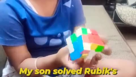 Rubik's Cube solved within 46 Second