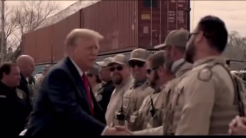 President Trump's ad from Eagle Pass.