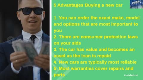 5 Advantages Buying a new car