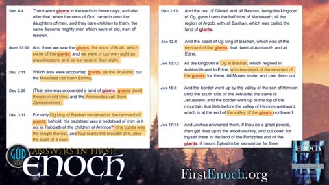 Answers in First Enoch Part 26: Were They Really Giants? The Defilement of the Nephilim.