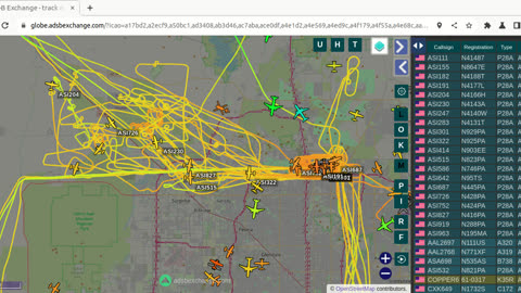 N4166H - Transpac China over Morristown again 9:36am Jan 12th 2024