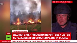 Private jet crashes near Moscow, Wagner chief reportedly listed among passengers