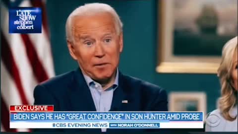 Biden* Defends* Hunter For the First Time on Livel