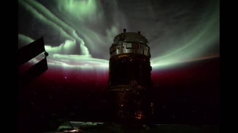 Stunning time lapse of Aurora Borealis from space station